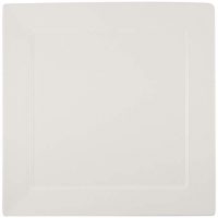 Maxwell and Williams Basics Cosmopolitan Square Platter, 12-Inch, White