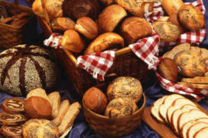 baskets of bread