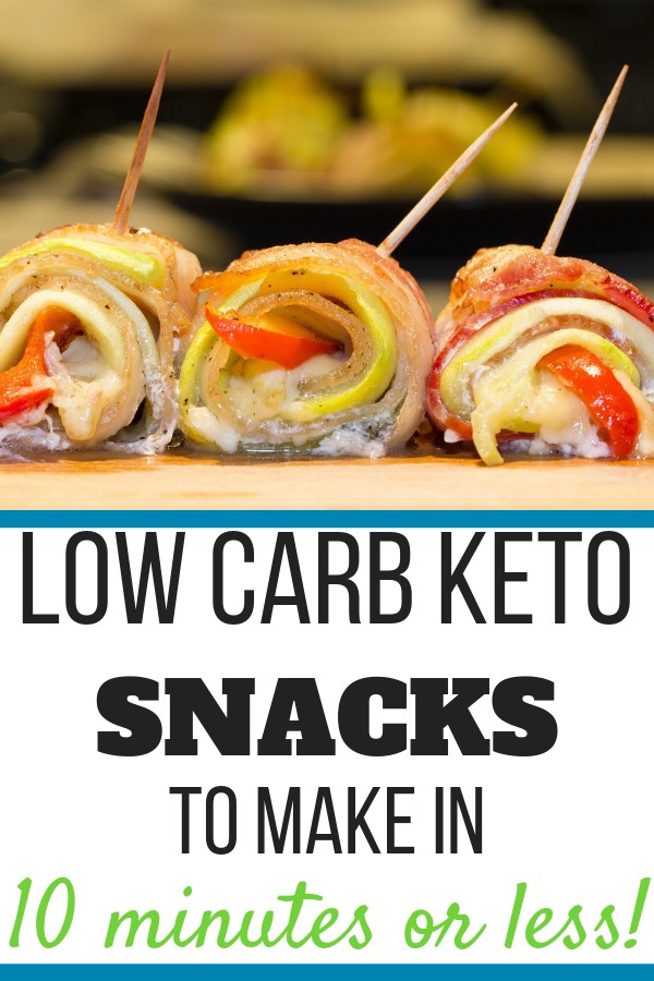 huge list of fast & easy low carb keto snacks to make at Quirkshire.com