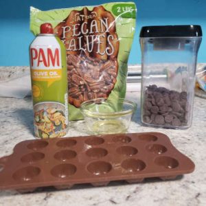 ingredients for keto dark chocolate nut balls