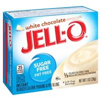 JELL-O White Chocolate Instant Pudding & Pie Filling Mix (1 oz Boxes, Pack of 6)