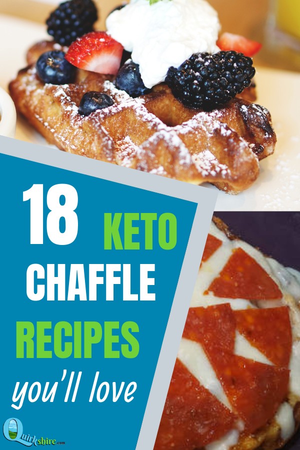 18 delicious keto chaffle recipes to try. They're all delicious! #chaffle #ketochaffle