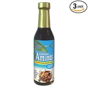 Coconut aminos are the perfect healthy substitute for soy sauce.