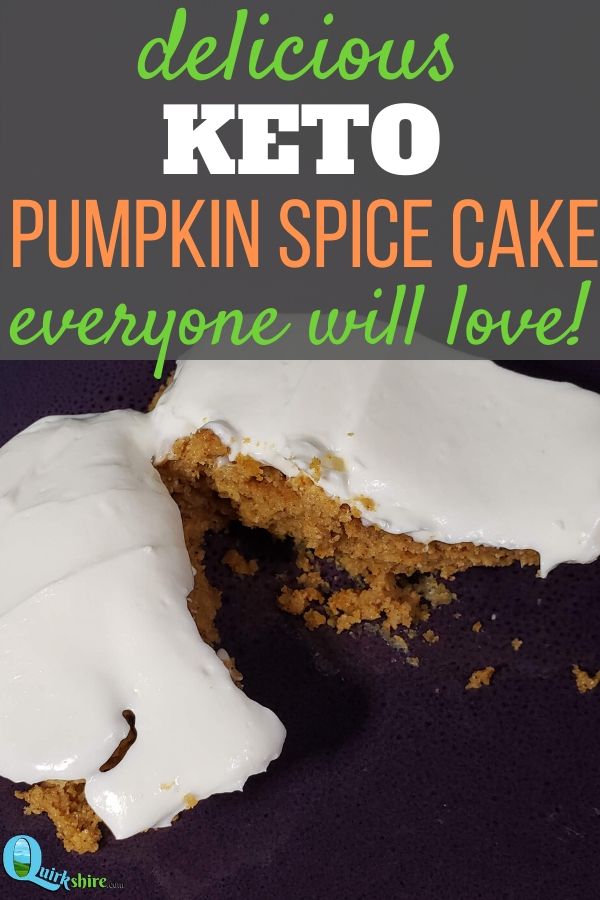Keto pumpkin spice cake is the perfect dessert for Fall! It's so good, even your non-keto friends will love it! #keto #ketodessert #lowcarbrecipes #ketogeniclifestyle