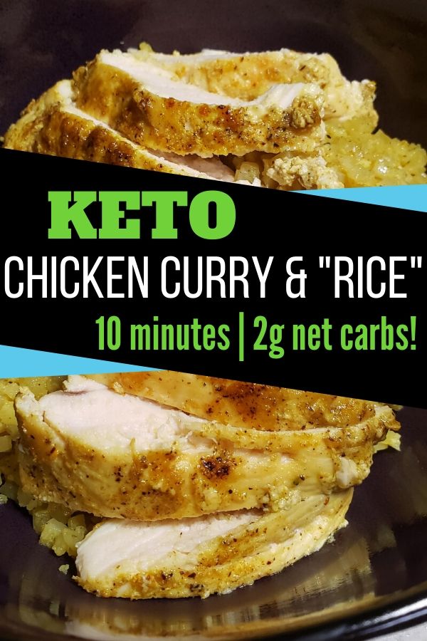 Super Quick Keto Chicken Curry and Curried Cauliflower ...